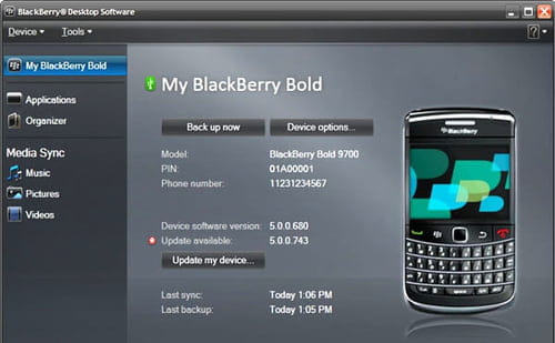 Blackberry device manager download